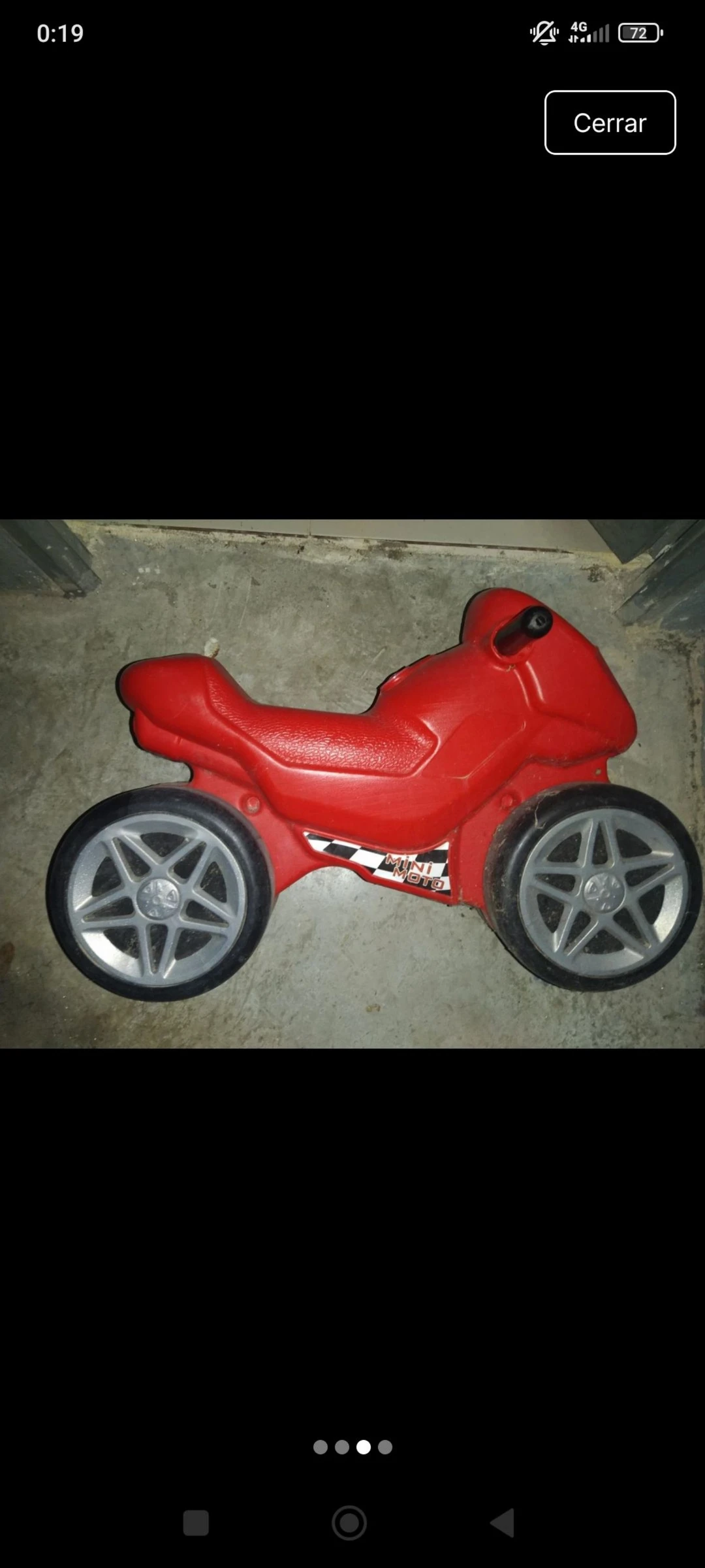 Minimoto para niños.